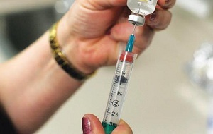 Injection d'anesthésique